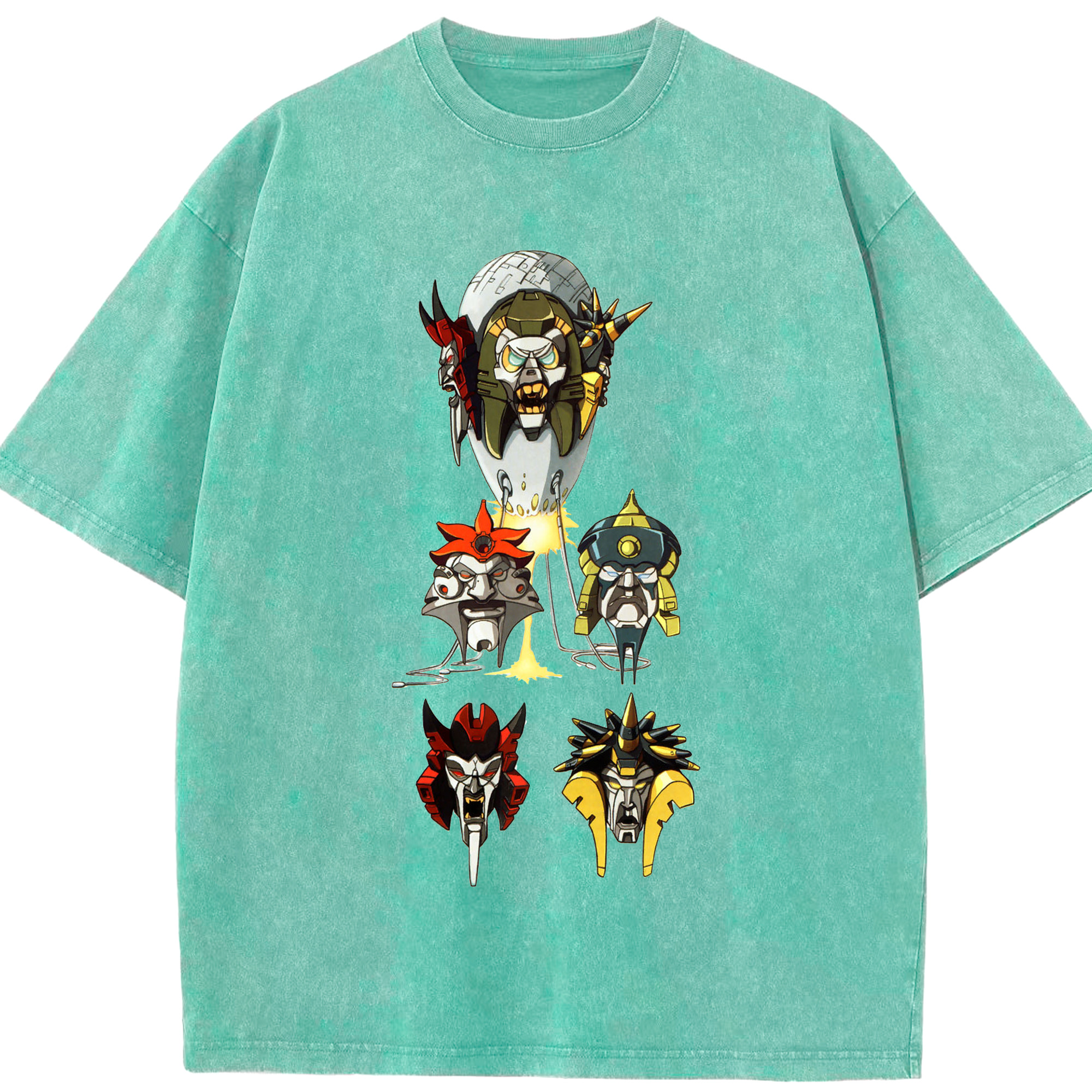 （画像用）  綿100% ヴィンテージ風 半袖Tシャツ（フロントプリント）